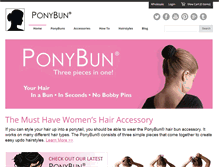 Tablet Screenshot of ponybun.com